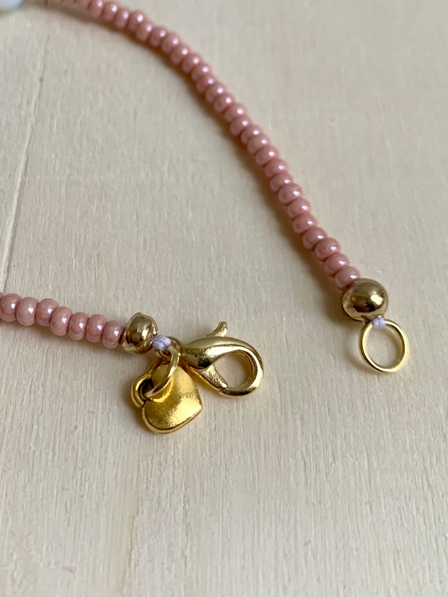 Bracelet Rose Ballerine avec Petite Fleur